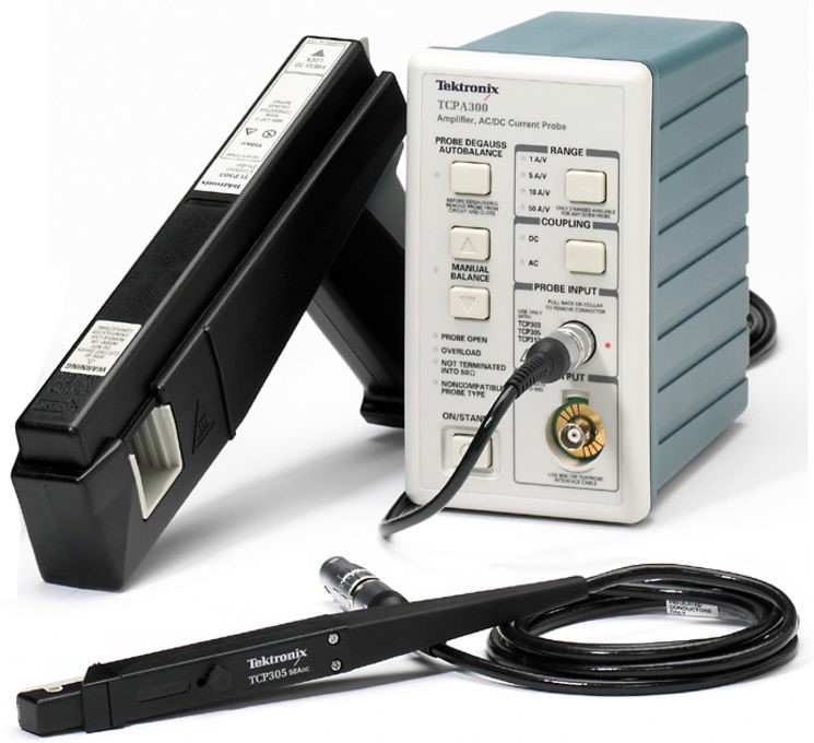 Усилитель Tektronix TCPA300 и пробник TCP312