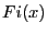 $Fi(x)$